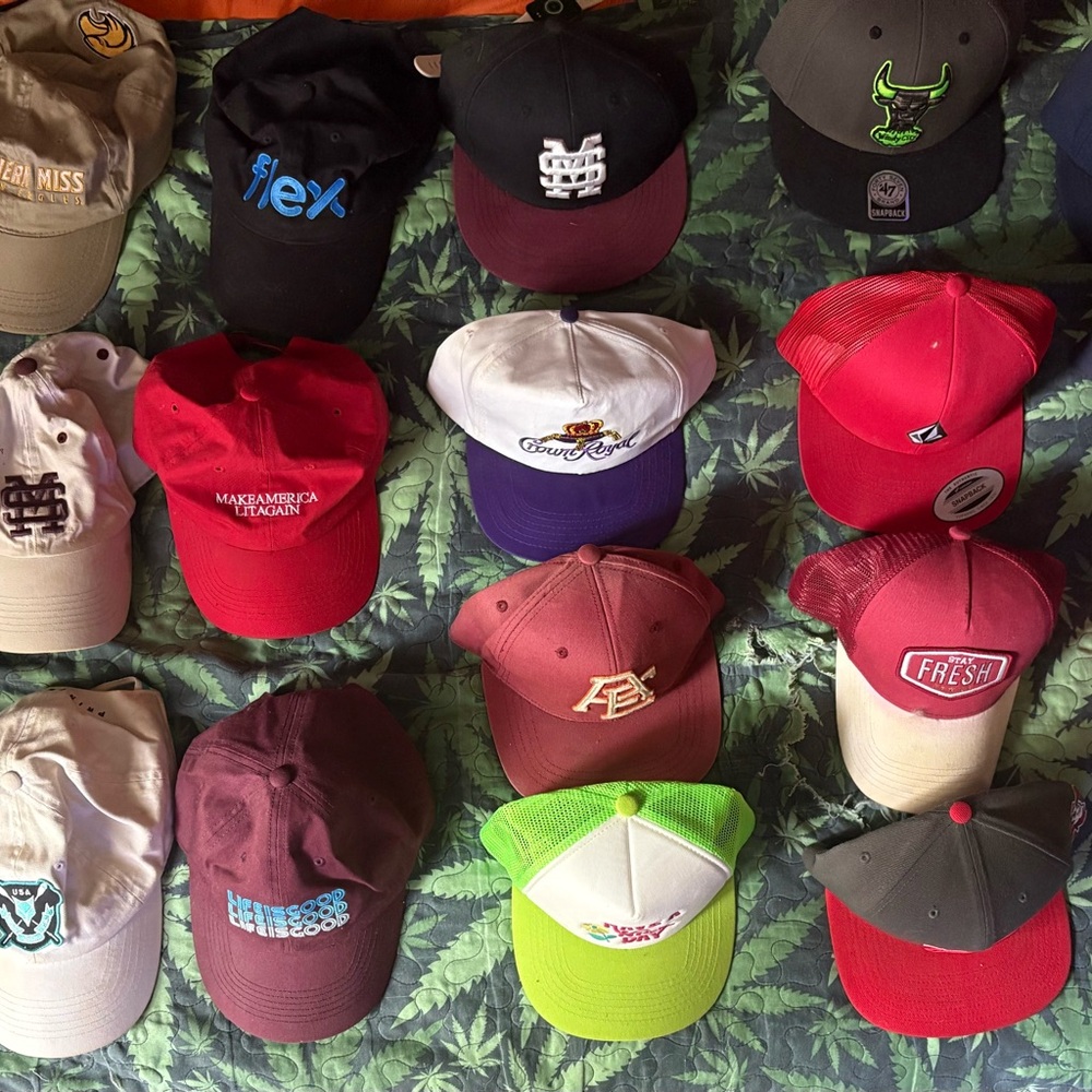 Collection of Assorted Caps (Dad Hats, Truckers Hats, & Snapbacks)